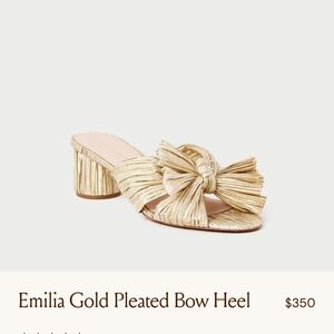 Loeffler Randall Gold Mid-Heel Sandals